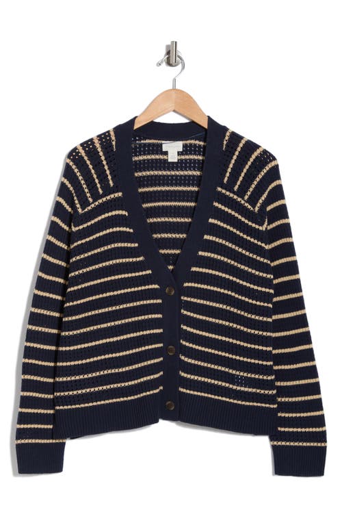 CASLON CASLON® POINTELLE V-NECK CARDIGAN 