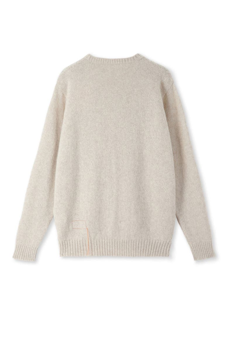 Alpaca Crew Neck Sweater, Alternate, color, CAMEL