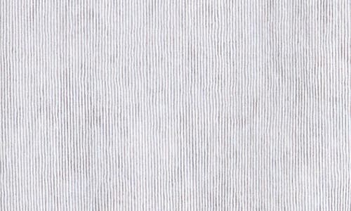 Robert Barakett Blossom Print Short Sleeve Cotton Button-up Shirt In Gray