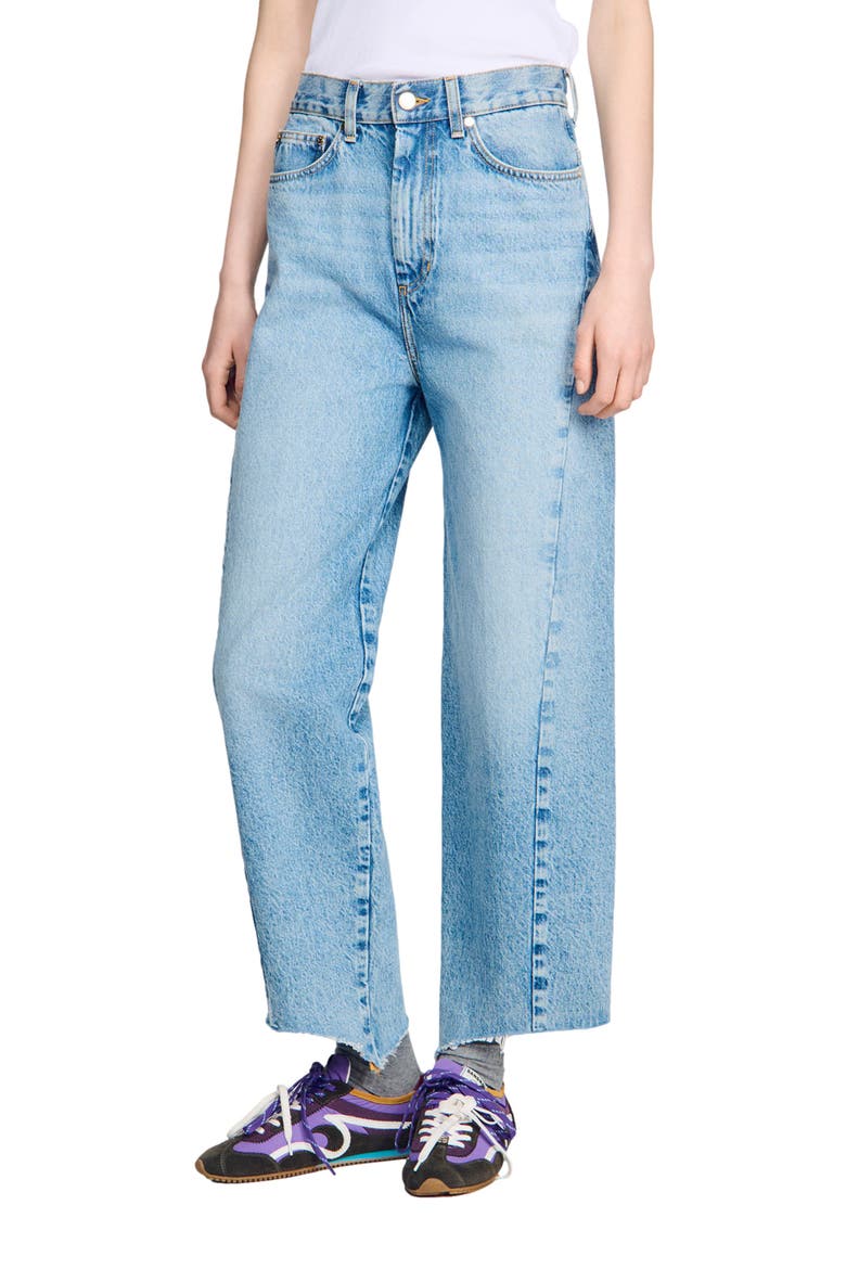 Barrel jeans, Alternate, color, Blue jean