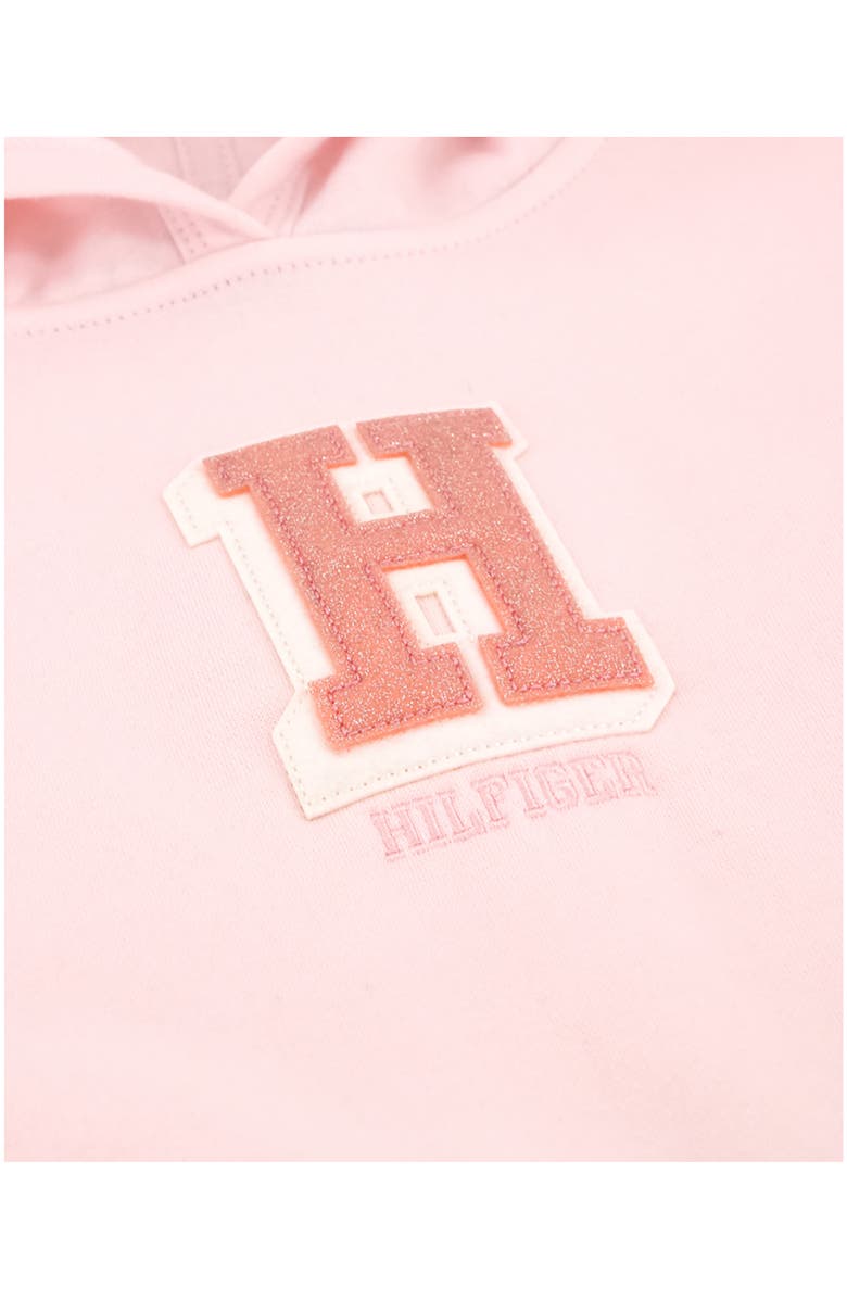 Tommy Hilfiger Initial Patch Fleece Hoodie & Joggers Set, Alternate, color, Pink