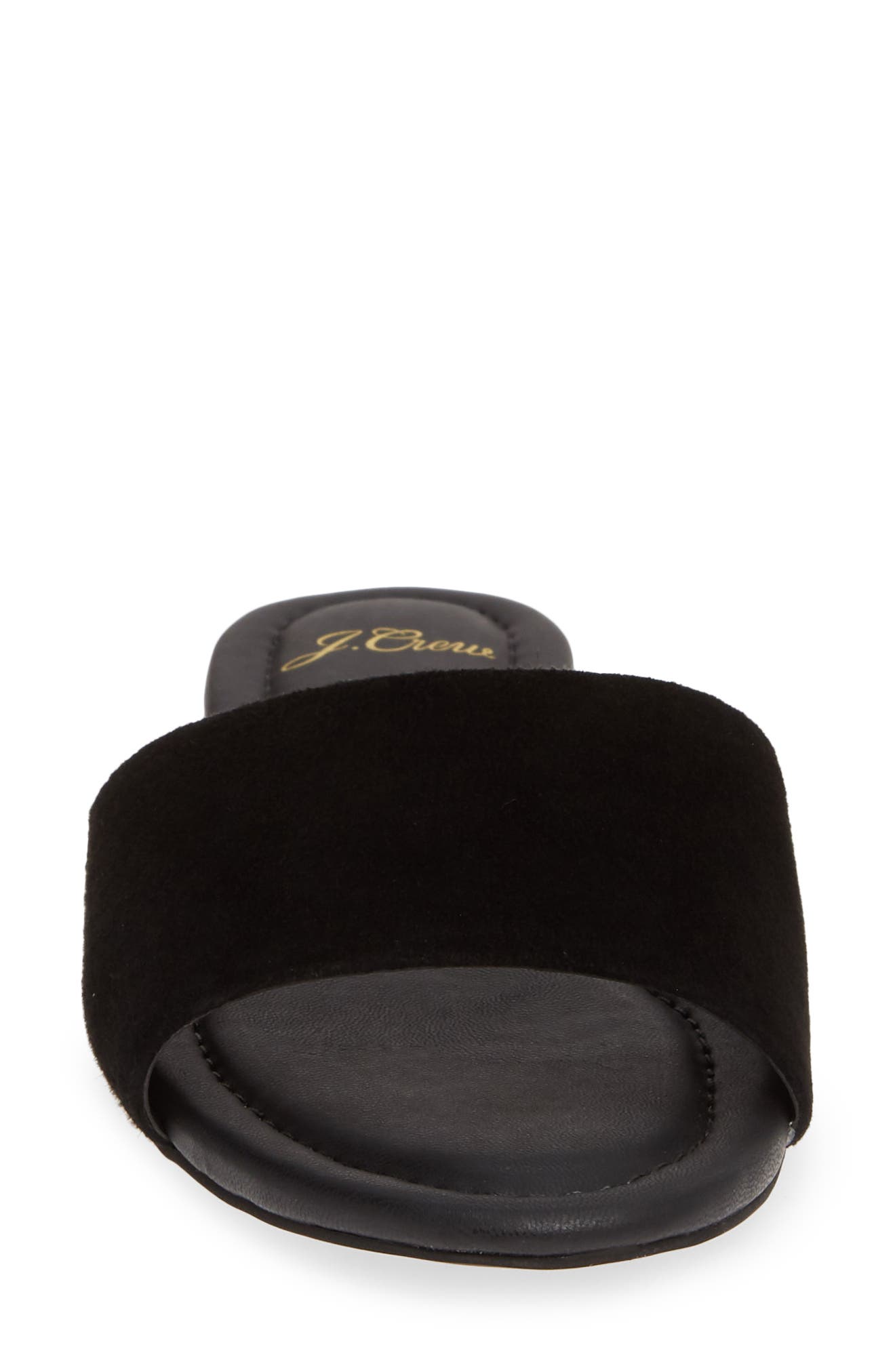 J.Crew Cora Suede Slide Sandal, Alternate, color, 