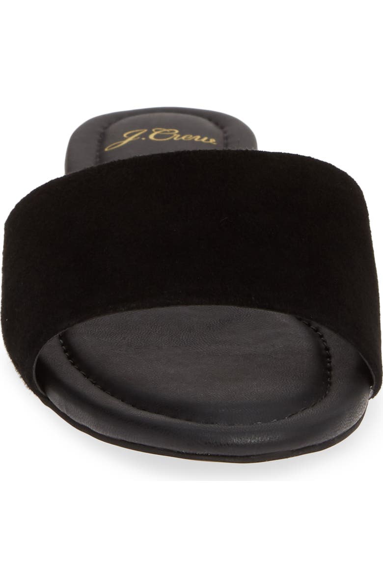 J.Crew Cora Suede Slide Sandal, Alternate, color,