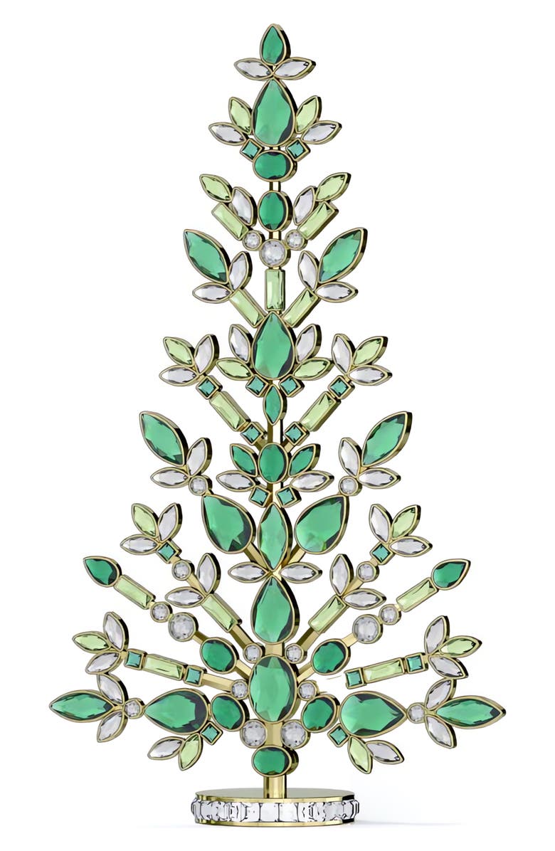 Swarovski Gema Holiday Tree Figurine, Main, color, 