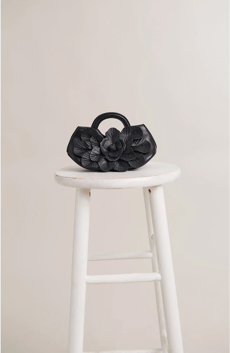 Anne Fontaine Scarlett Mini Bag, Alternate, color, Black