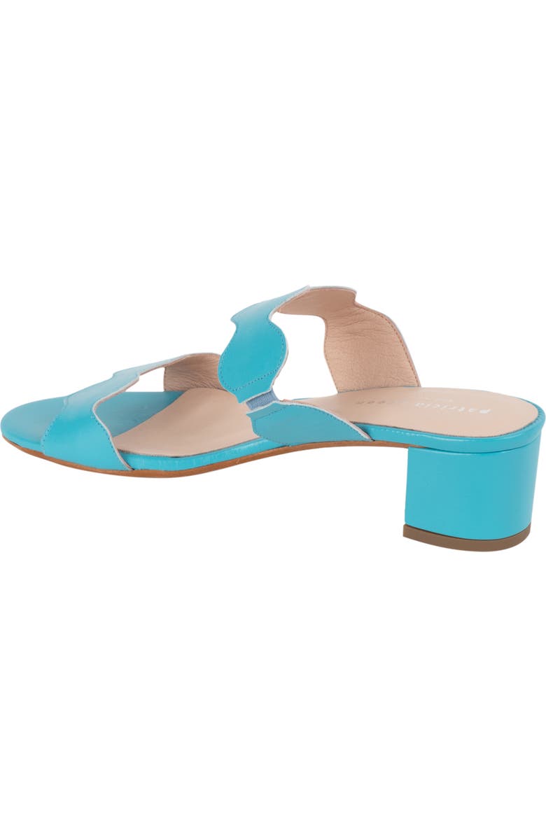patricia green Palm Beach Slide Sandal, Alternate, color, Turquoise Leather