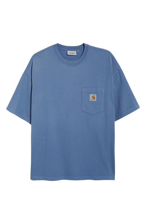 Carhartt Mens Sorrent Hudson Crewneck Cotton-jersey T-shirt In Blue