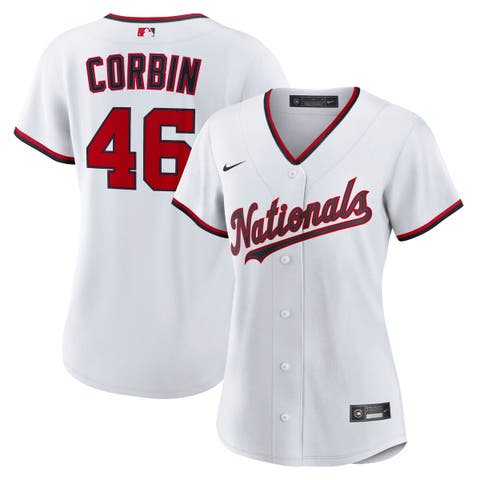 Women's Nike Patrick Corbin White Washington Nationals Home 2.0 Replica Jersey