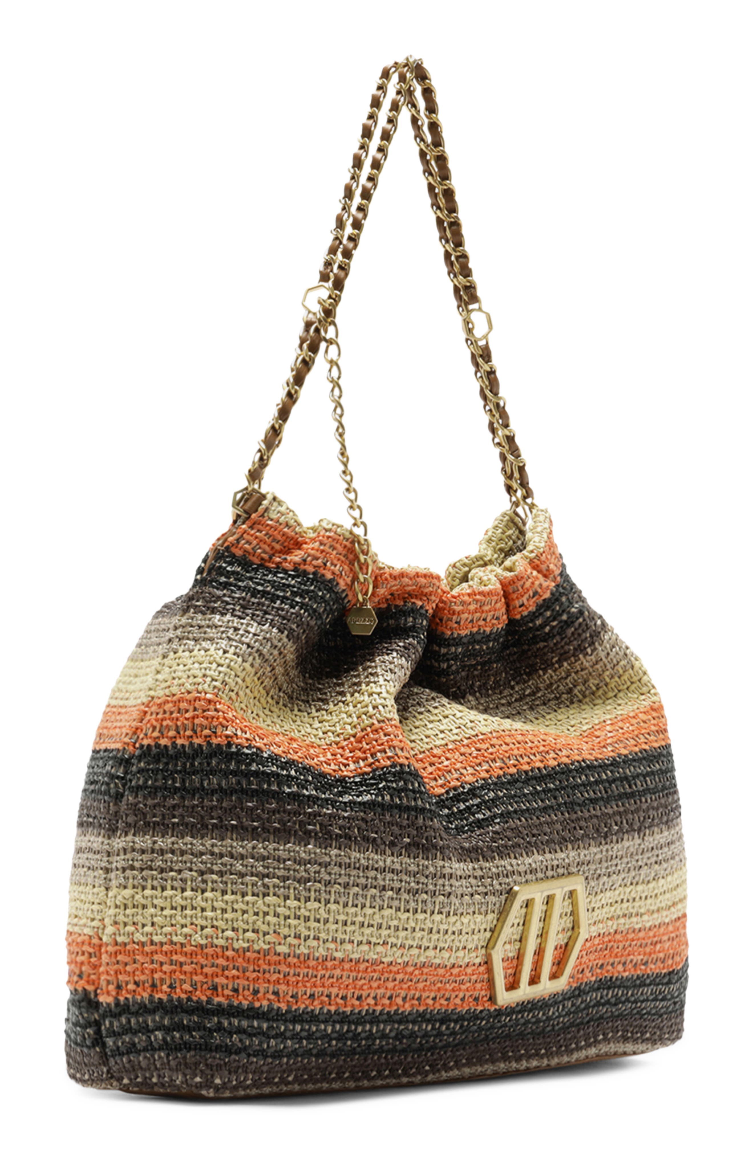 Arezzo Large Jackie Hobo Bag, Alternate, color, Multinatural/ Sol Natural