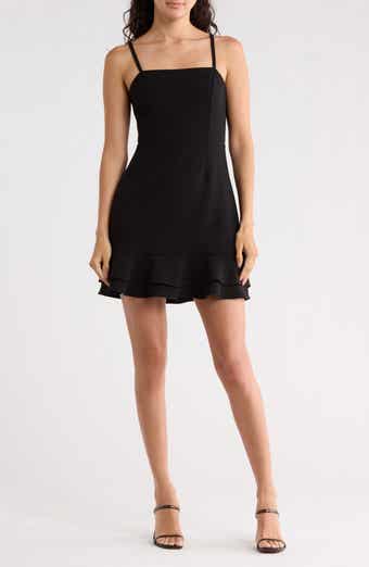 French Connection Whisper Double Frill A-Line Dress