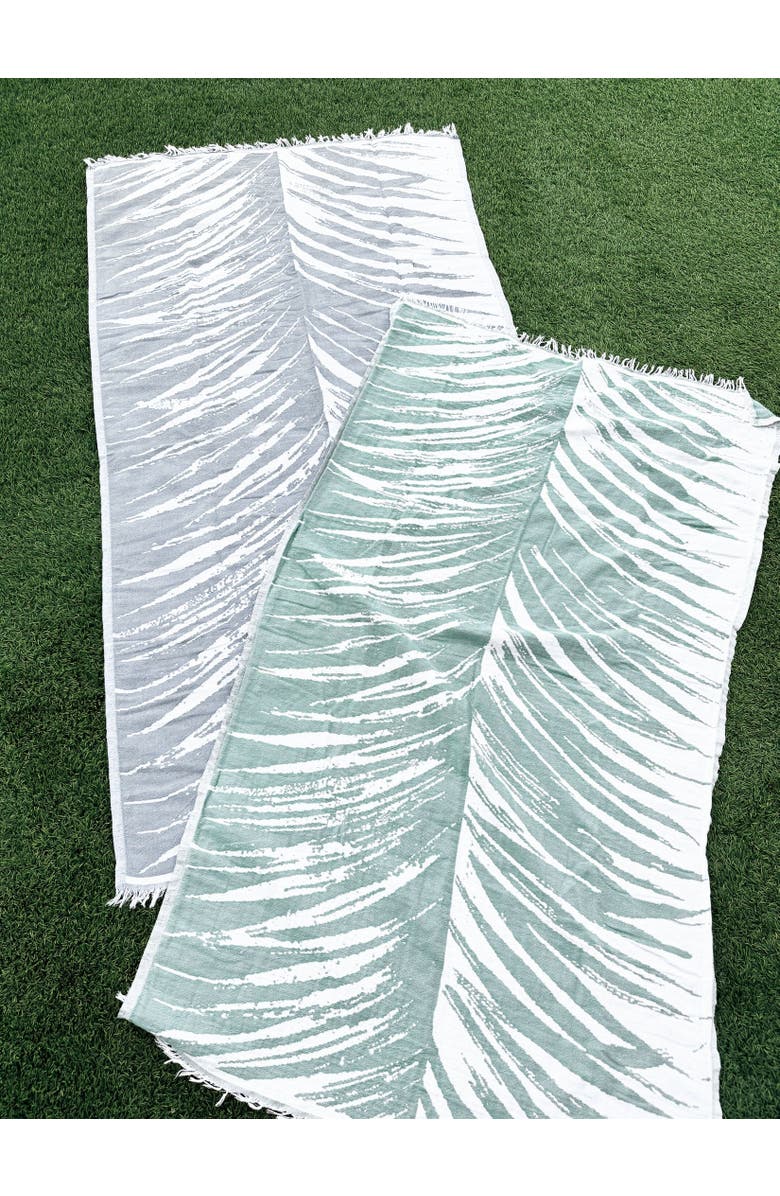Anaya Tropical Turkish Cotton Beach Towel, Alternate, color,