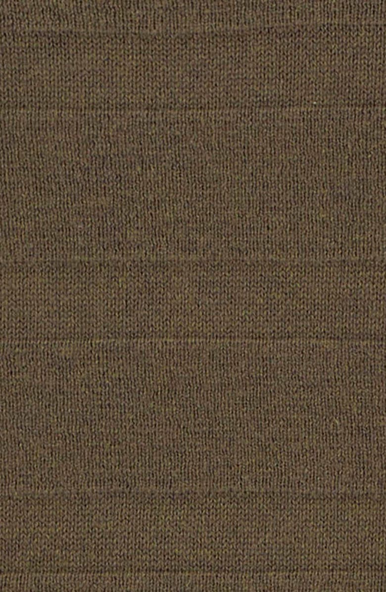 Barbour Fenhill Cotton & Wool Blend Long Sleeve Polo, Alternate, color, Mid Olive