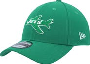 New Era Men's New Era Kelly Green New York Jets Plane The League 9FORTY Adjustable Hat