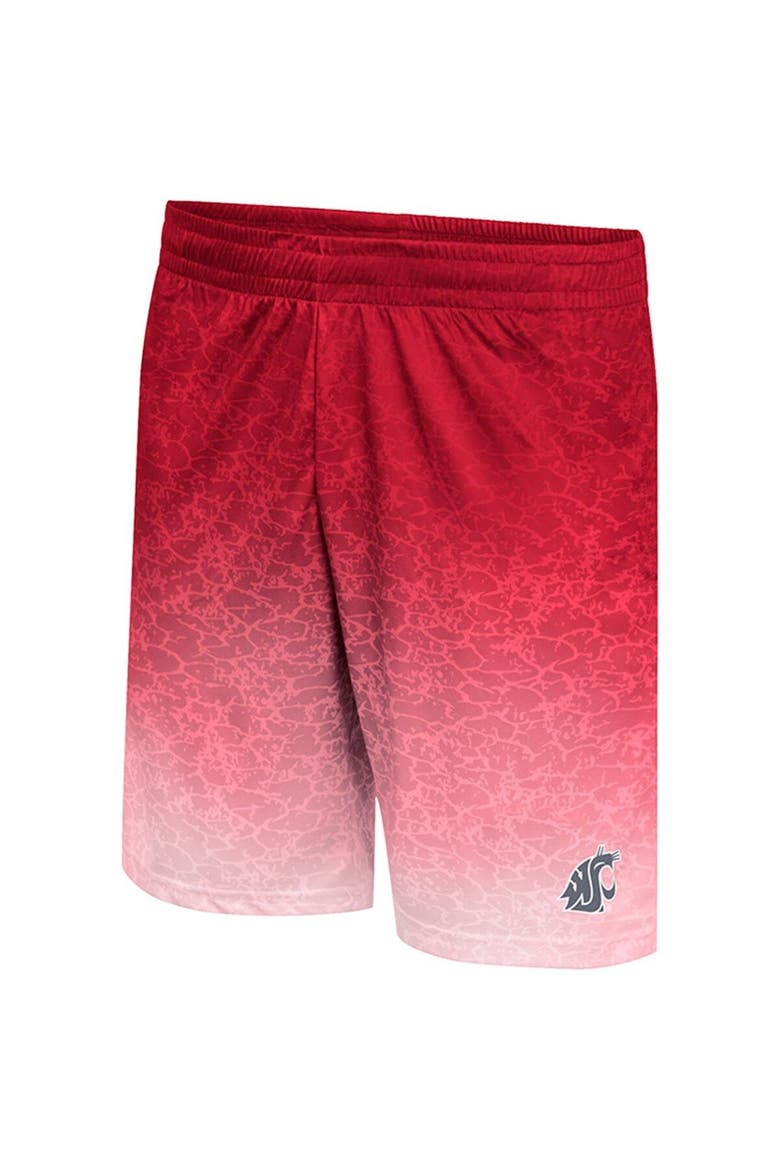 Men's Colosseum Crimson Washington State Cougars Walter Shorts, Alternate, color, Crimson