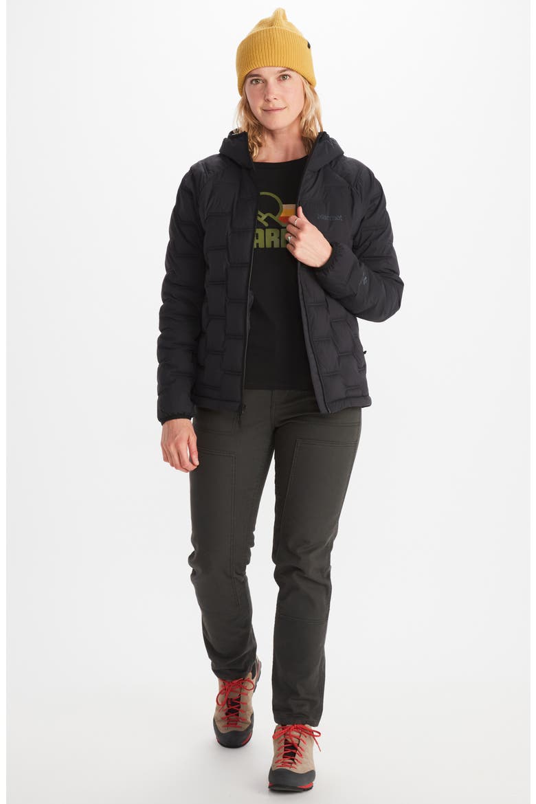 WarmCube™ Active Novus Insulated Hooded Jacket, Alternate, color, BLACK