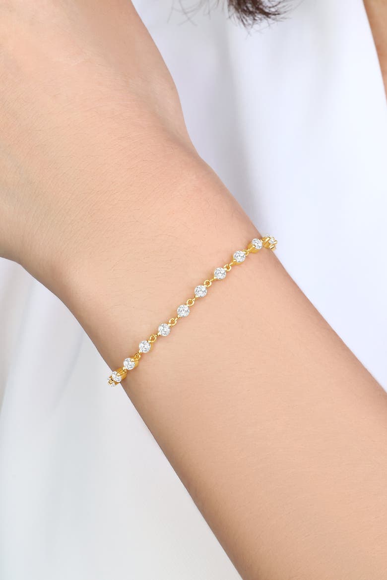 Wrapped in Crystals Bracelet, Alternate, color, 925 Sterling Silver