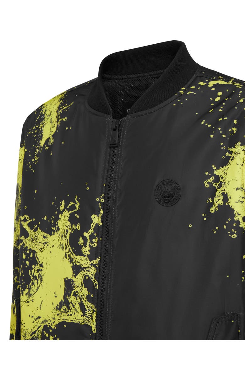 Bomber Plein Sport Splash Men, Alternate, color, black