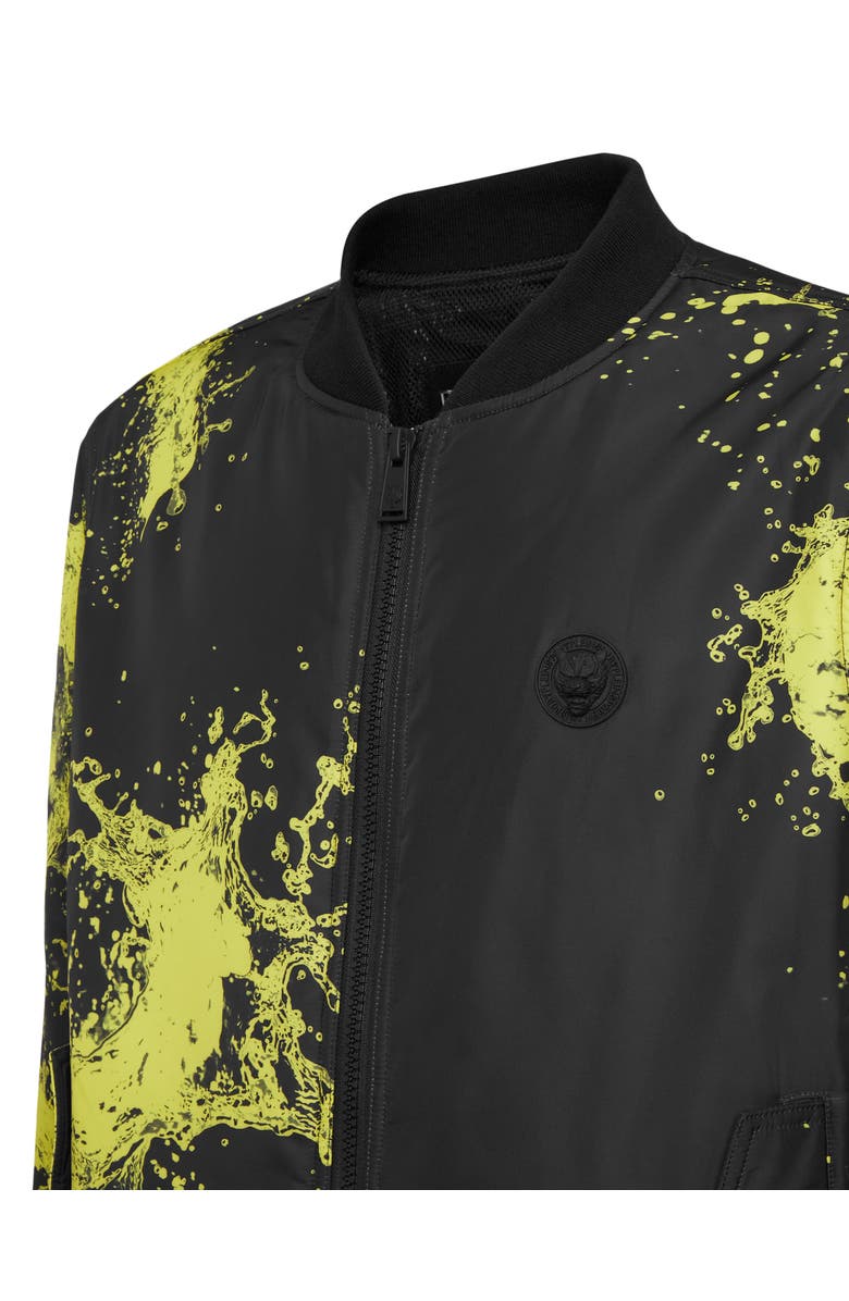 PLEIN SPORT Bomber Splash Men, Alternate, color, Black