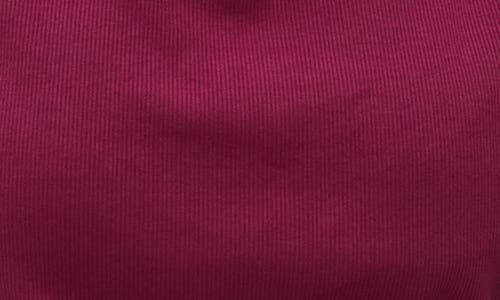 Michael Stars Amara Cropped Power Shoulder Tee In Red