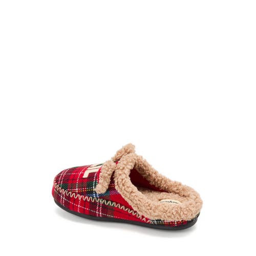Dearfoams Lil Bear Closed Back Slipper In Multi