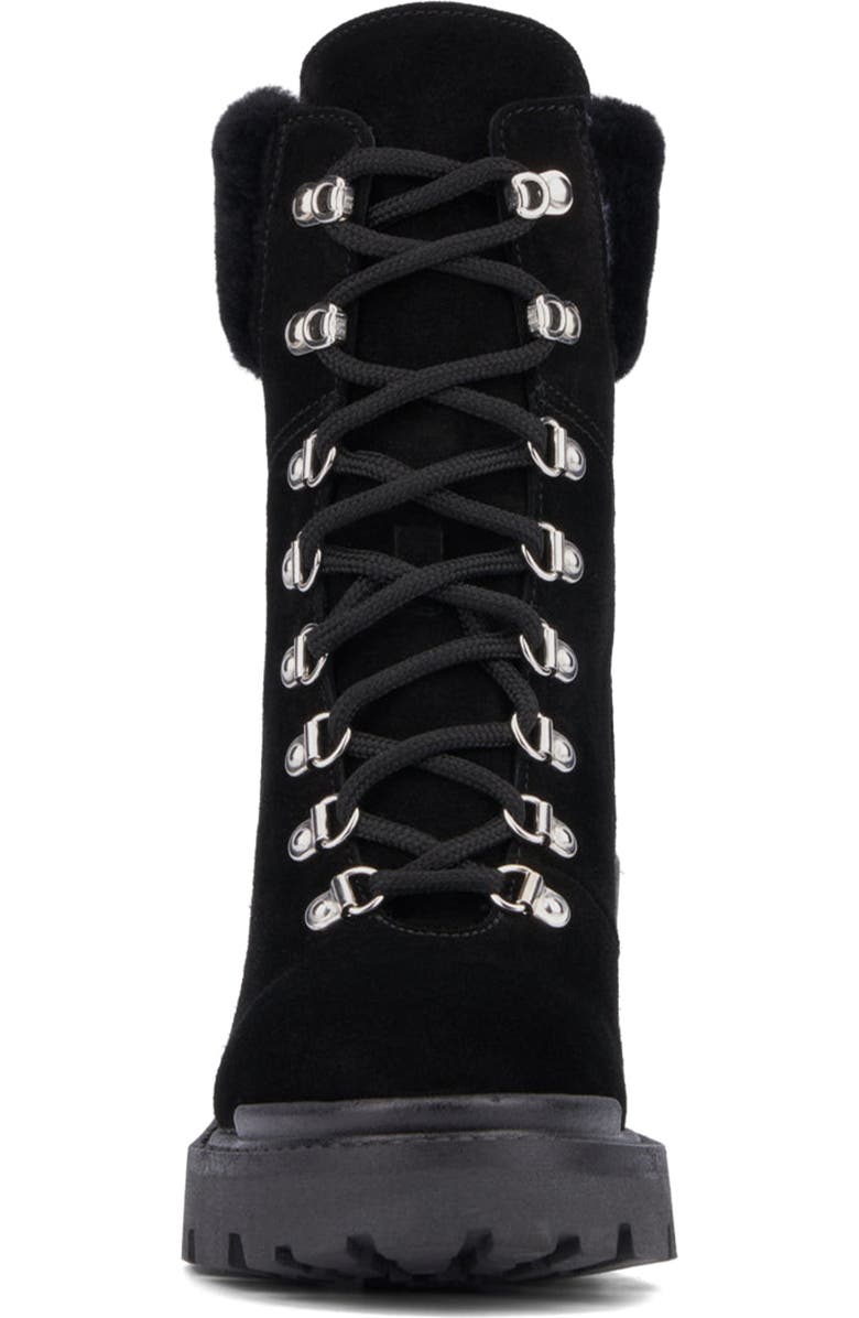 Aquatalia Vikki Lace-Up Boot, Alternate, color, Black