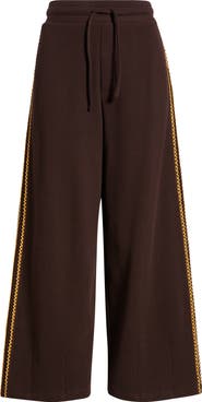 Damson Madder Piper Waffle Knit Ankle Sweatpants