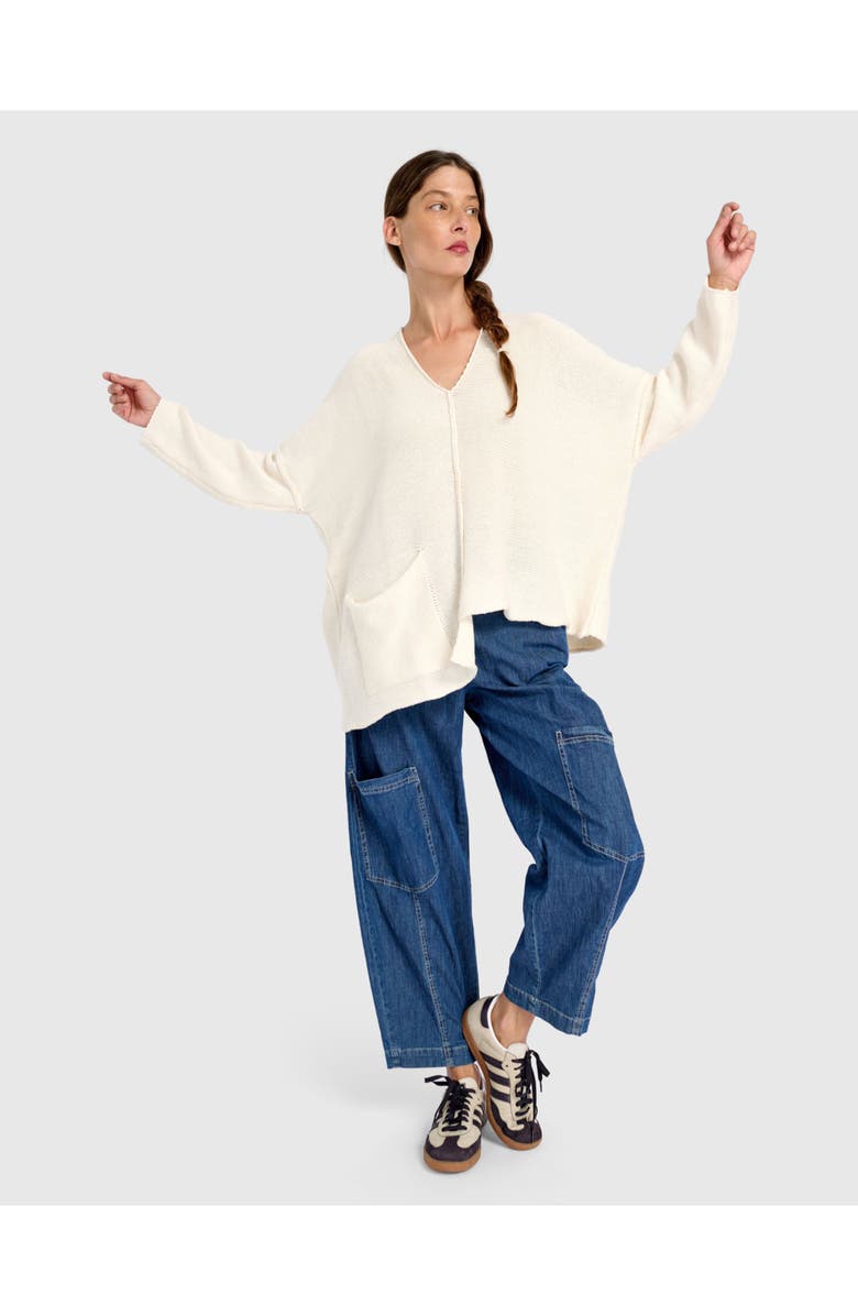 Alembika Bliss Slouchy Sweater, Alternate, color, Cream