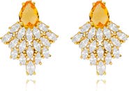 Mazin Jewels Citrine Earrings