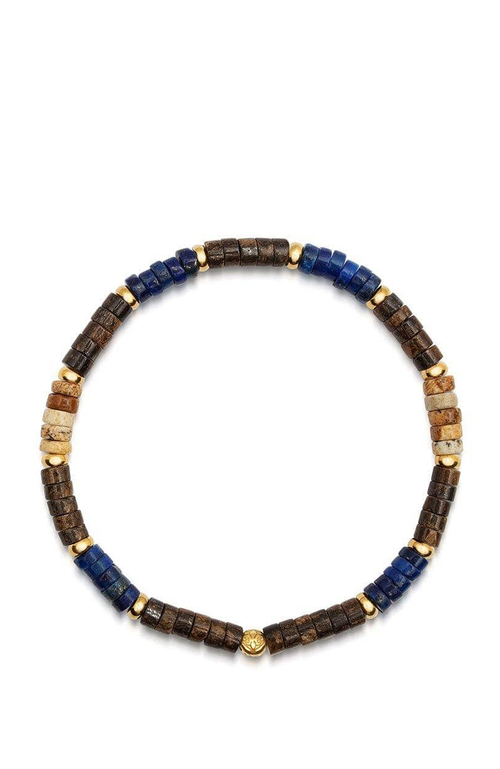 Nialaya Heishi Beaded Wristband In Multi
