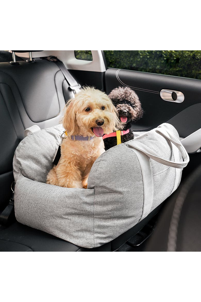 First Class Dog Car Seat Bed, Alternate, color, Grey