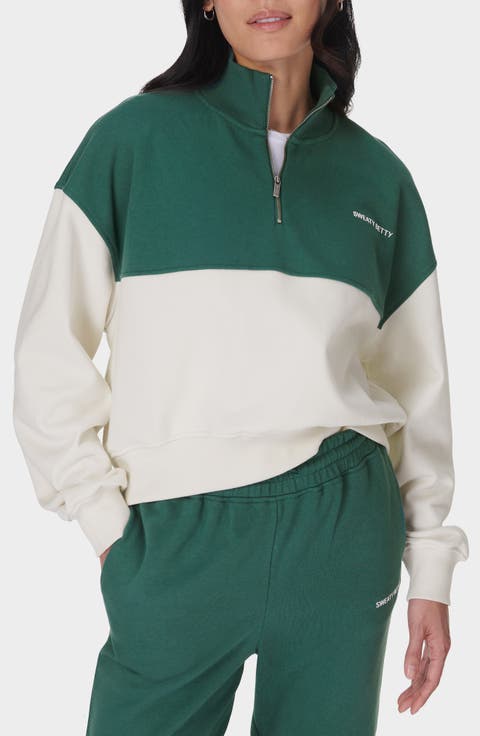 Revive Colorblock Half Zip Sweatshirt