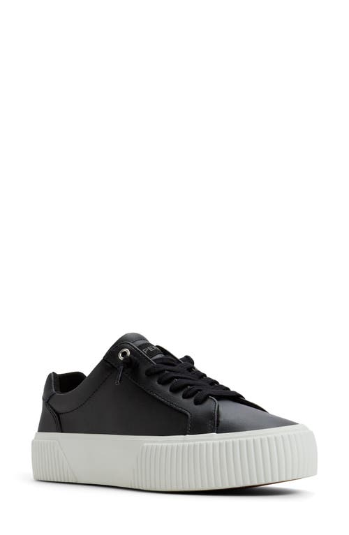 Sperry Top-sider® Sperry Bermuda Platform Sneaker In Black Leather Smooth
