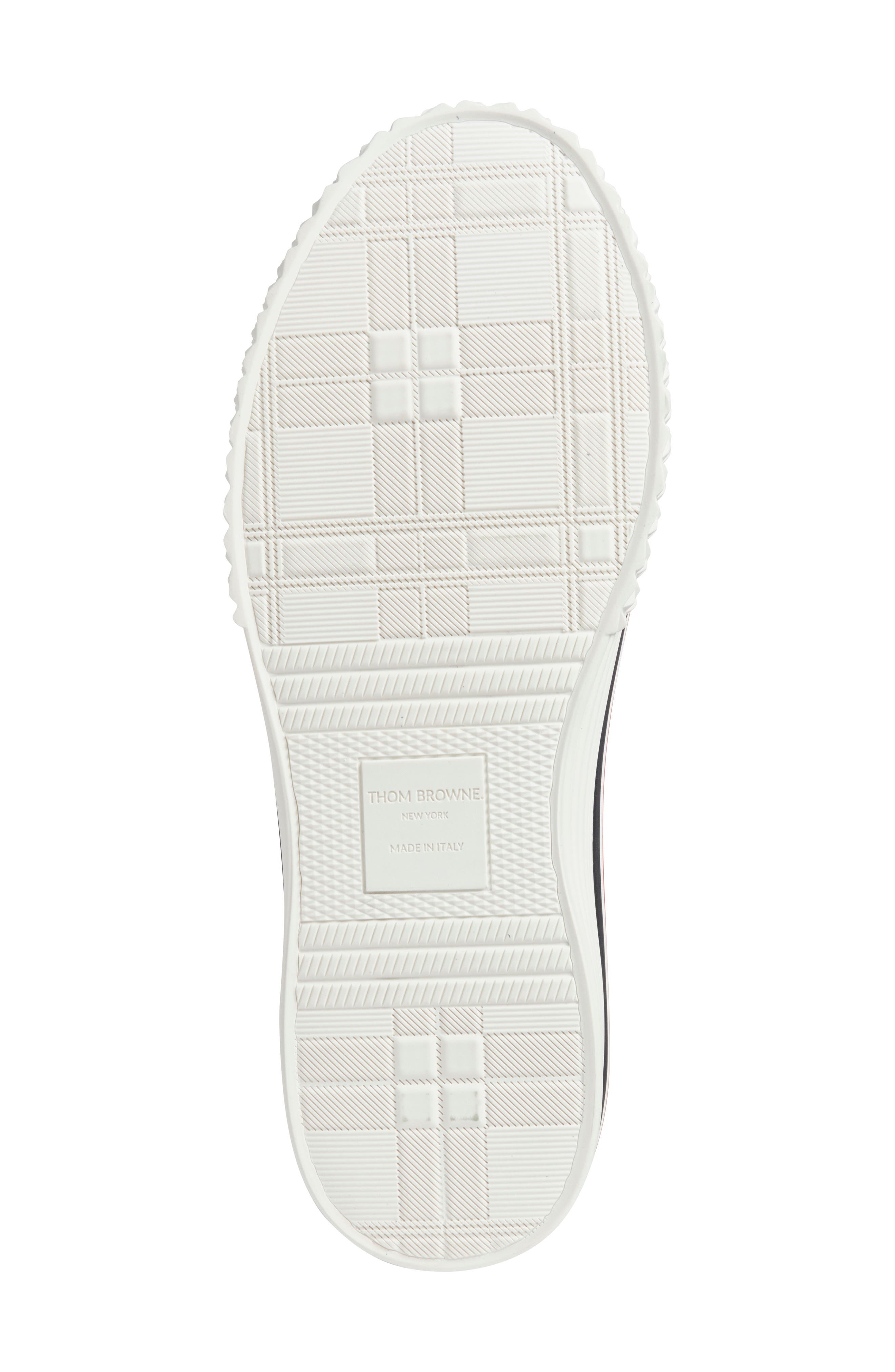 Thom Browne Collegiate Low Top Sneaker, Alternate, color, White