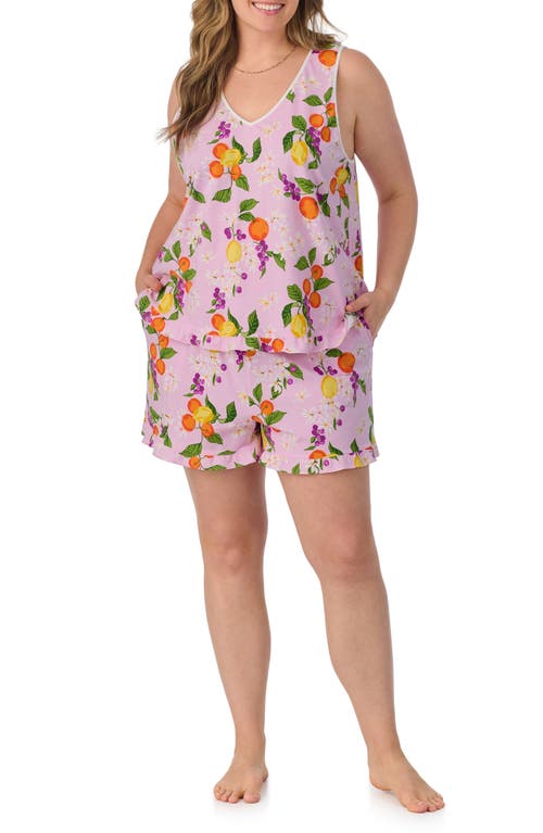 Bedhead Pajamas Citrus Blossom Stretch Jersey Short Pajamas In Citrus Blossom
