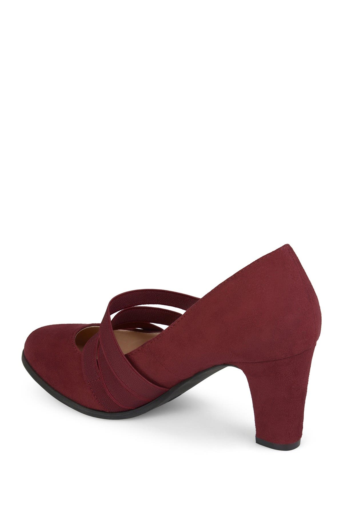 JOURNEE Loren Strappy Pump, Alternate, color, WINE