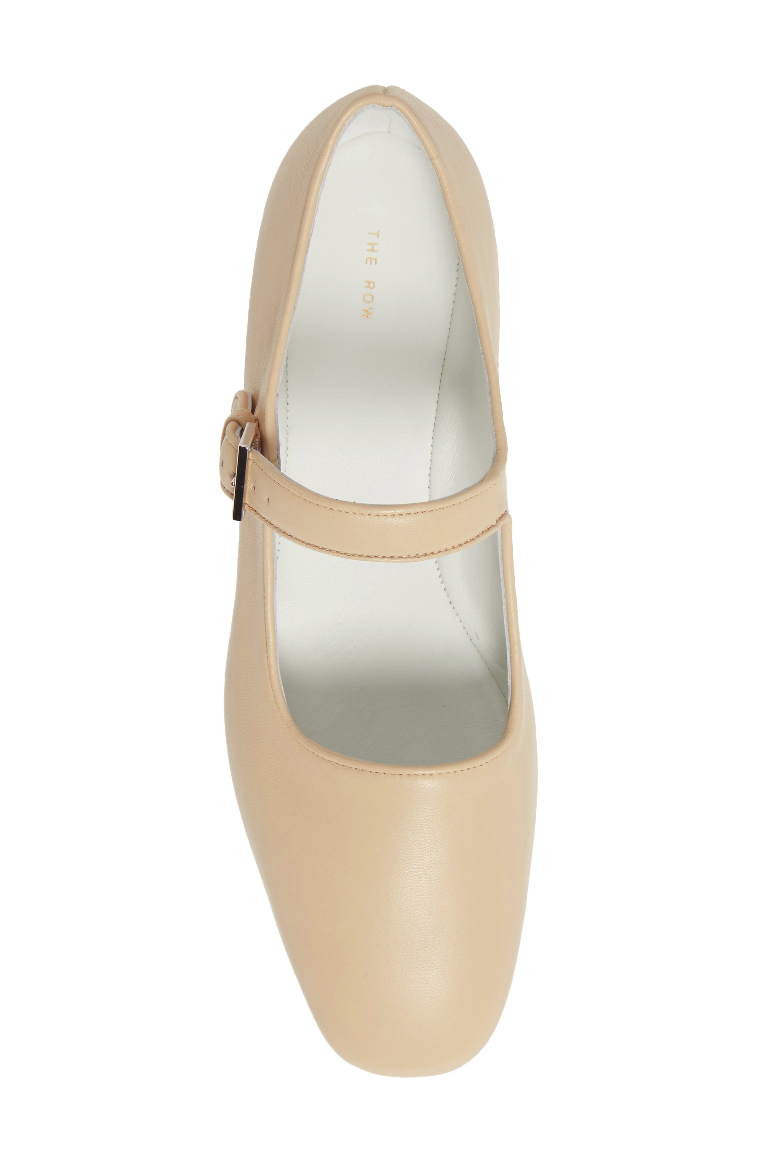 Ava Mary Jane Flat, Alternate, color, OATMILK