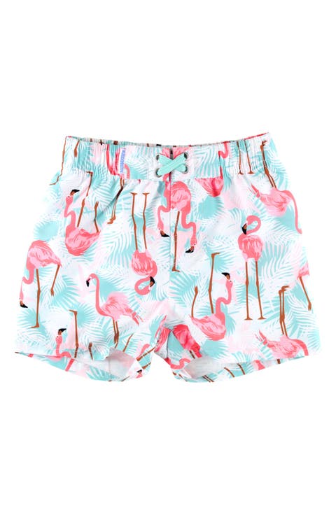 Kids' Flamingo Swim Trunks (Toddler, Little Kid & Big Kid)