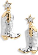 EYE CANDY LOS ANGELES Kara Cowboy Boot Drop Earrings