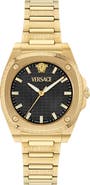 Versace Greca Pulse Goldtone Bracelet Watch, 36mm