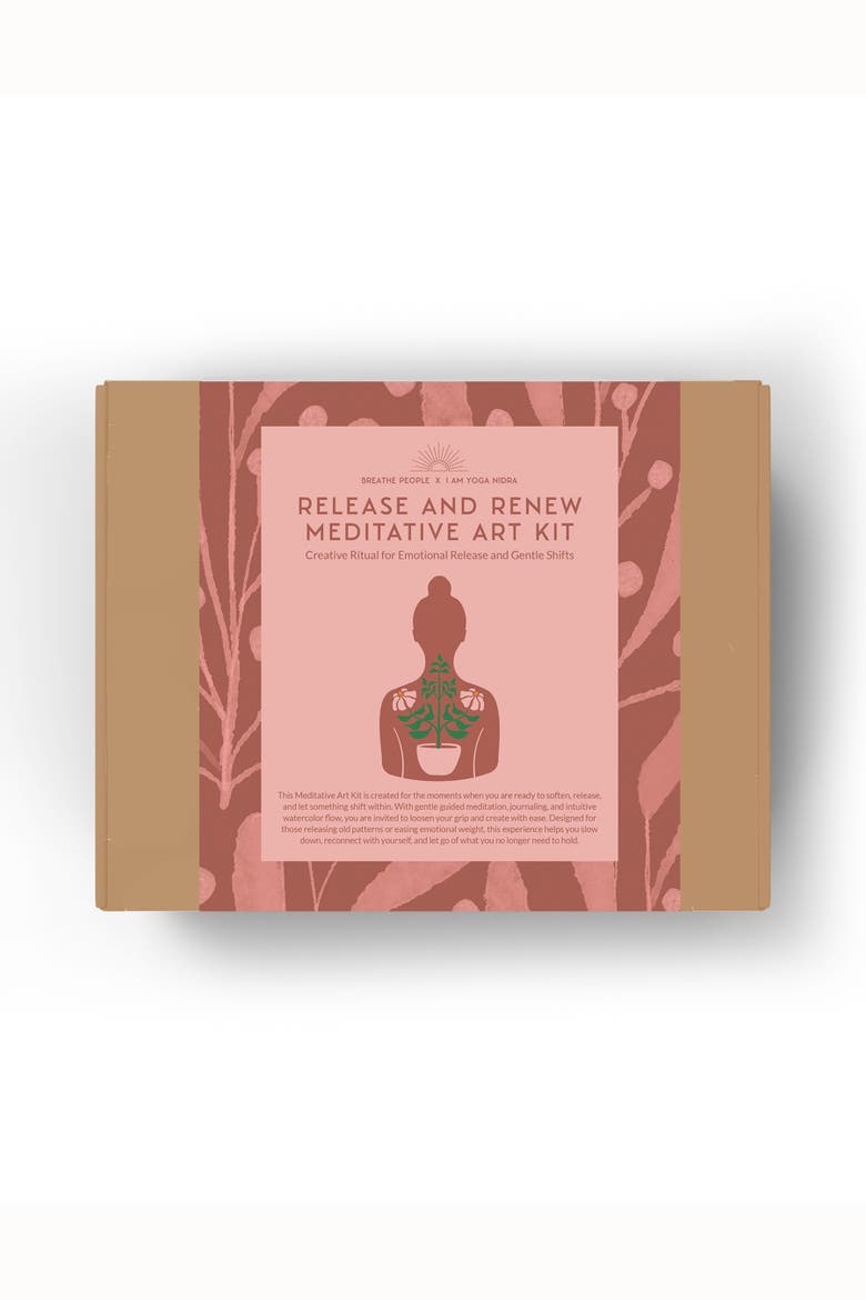 Release + Renew Meditative Art Kit, Alternate, color, Pink