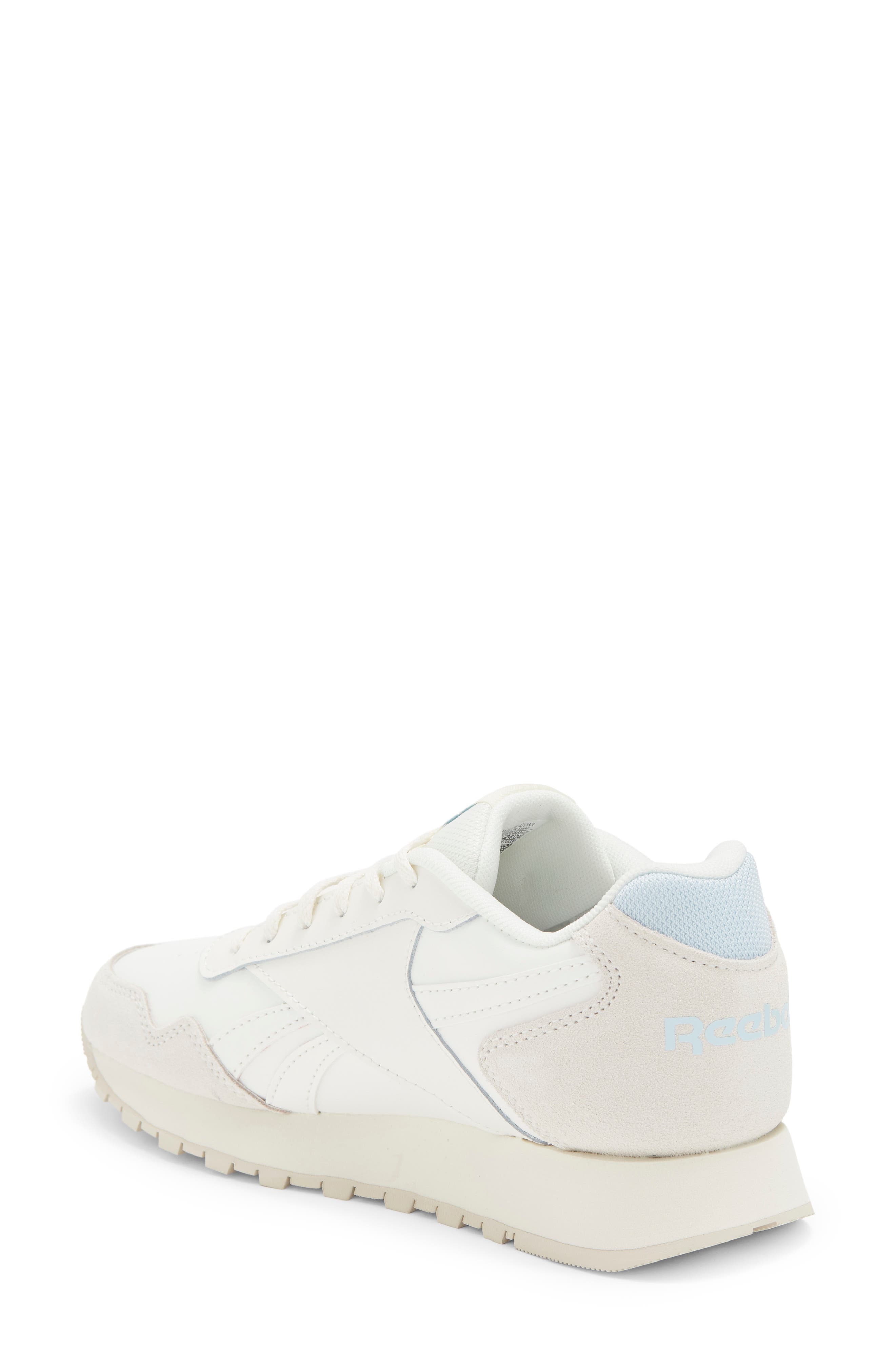 Reebok Glide Sneaker, Alternate, color, Chalk/Feeg