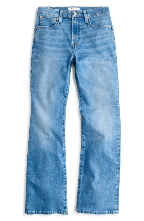 The Flare Super Stretch Crop Jeans