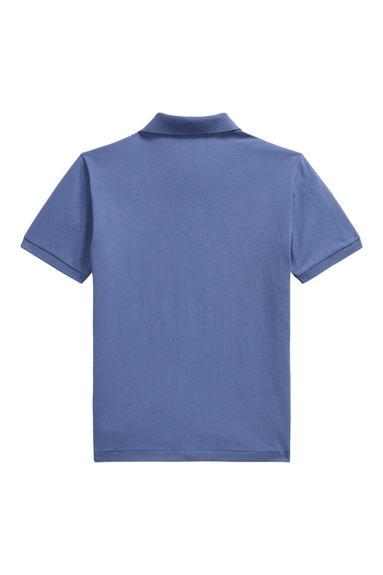 Kids' Solid Cotton Jersey Pocket Polo, Alternate, color, BLUE HEAVEN