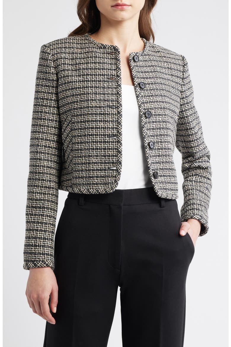 Tweed Jacket, Main, color, SHALE MULTI