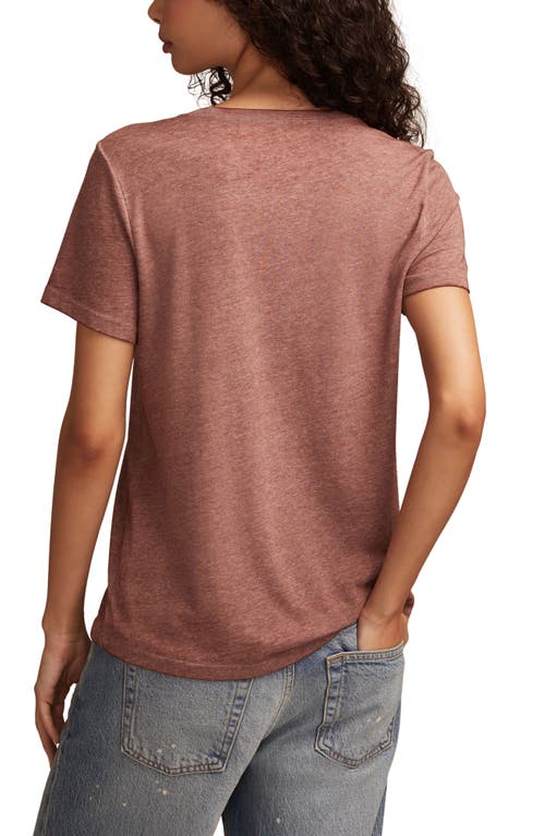 Lucky Brand Woodstock Embellished Graphic T-shirt In Brown