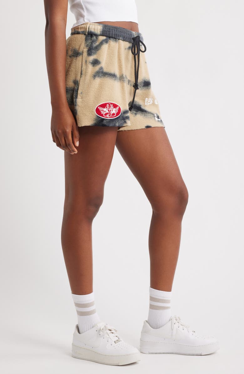 BOYS LIE I'm the Captain Cotton Blend Drawstring Shorts, Alternate, color, Sand