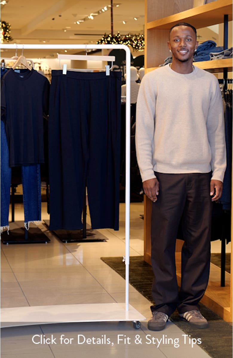 Pleated Straight Leg Ankle Pants, sales video thumbnail