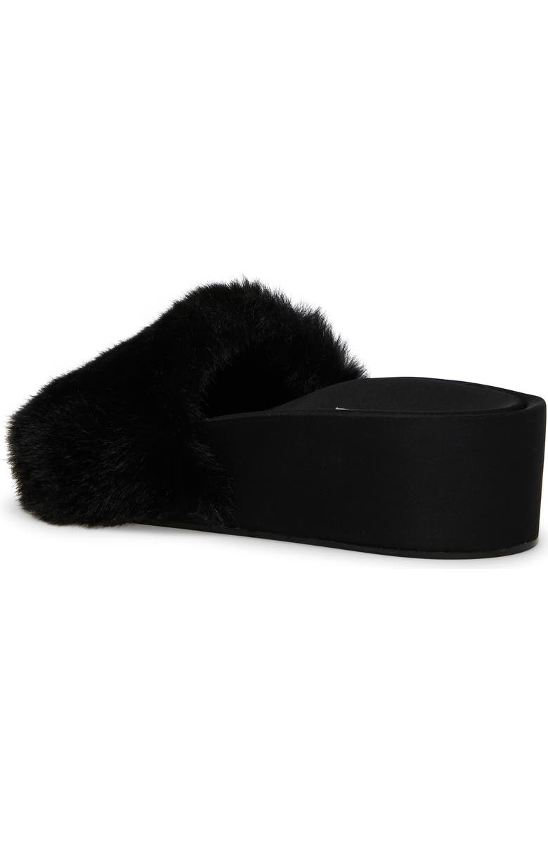 Steven New York Raine Faux Fur Slide Sandal, Alternate, color,