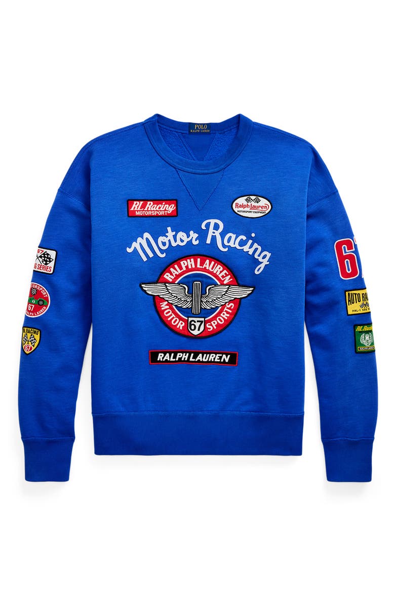 Polo Ralph Lauren Vintage Fit Appliqué Sweatshirt, Alternate, color,