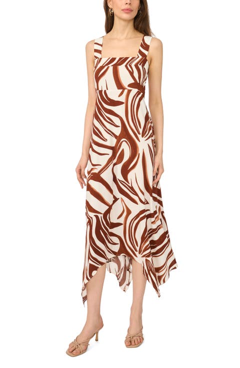 Hanky Hemsmocked Maxi Dress